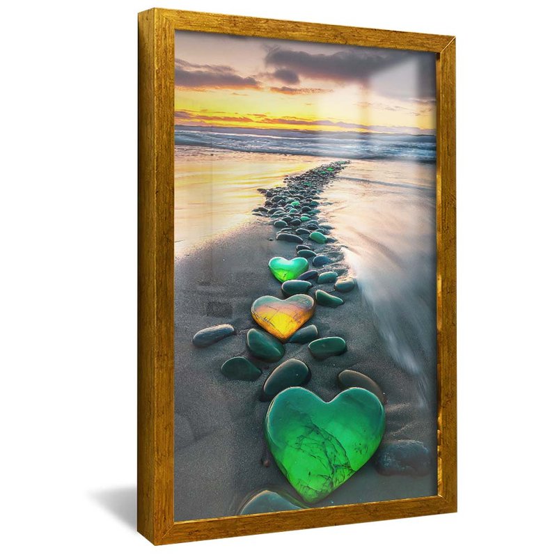 Hearts on the Beach V2015 Canvas