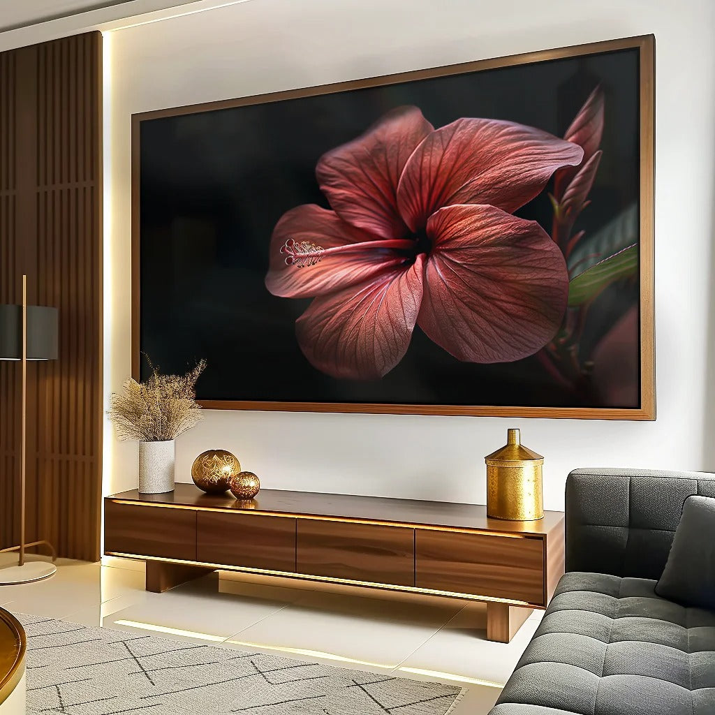 Hibiscus Flower Canvas v1408