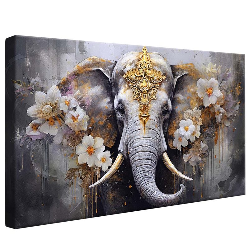 Hindu Elephant V1768 Canvas