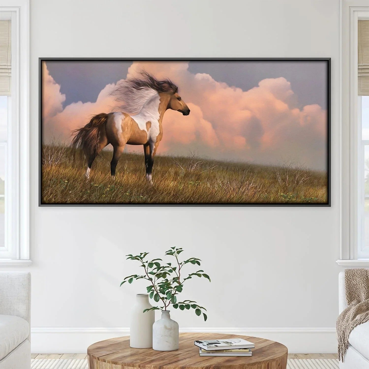 Horse Landscape Canvas