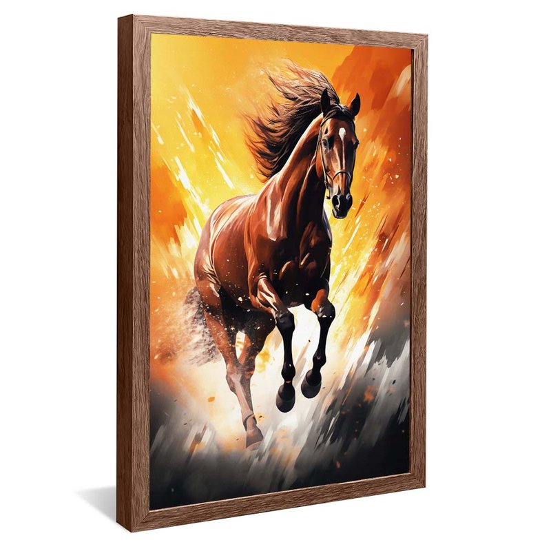 Horse in Portrait V1788 Canvas