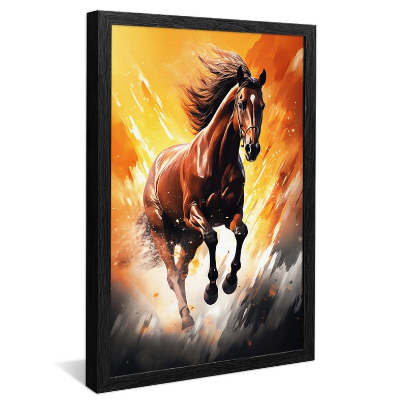 Horse in Portrait V1788 Canvas