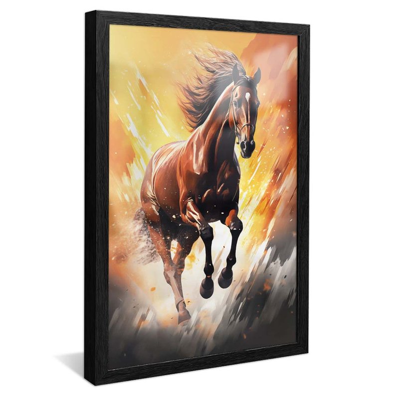 Horse in Portrait V1788 Canvas