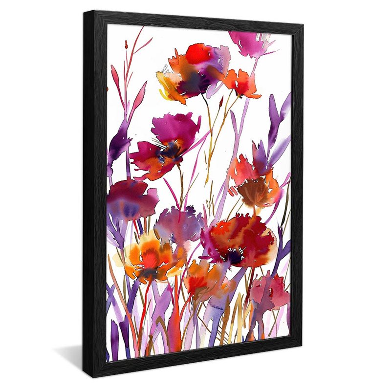 Hot Florals V1906 Canvas