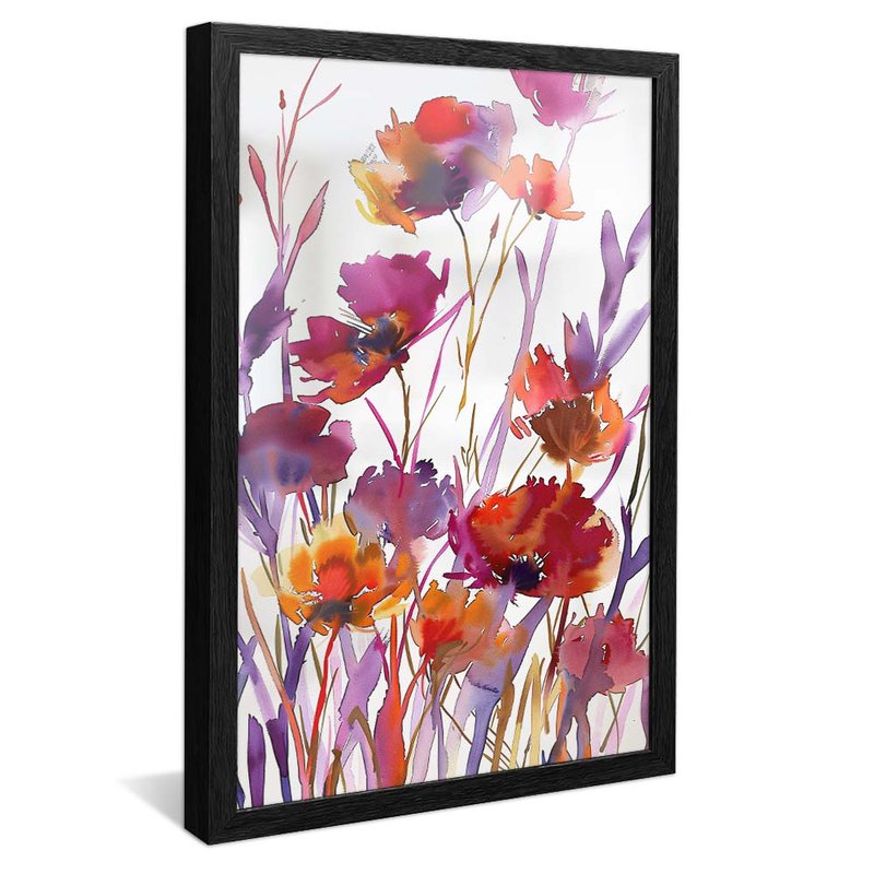 Hot Florals V1906 Canvas