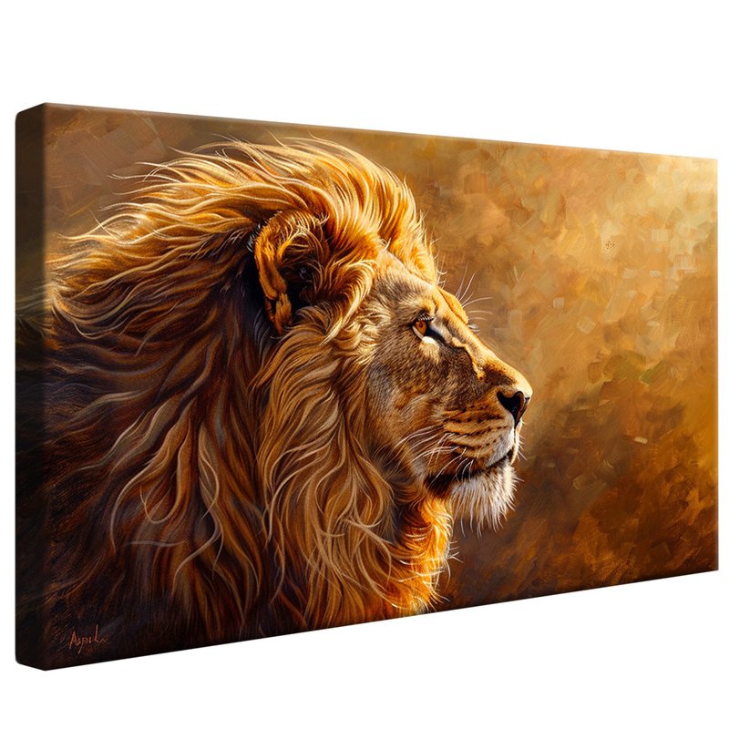 Imposing Lion V1594 Canvas