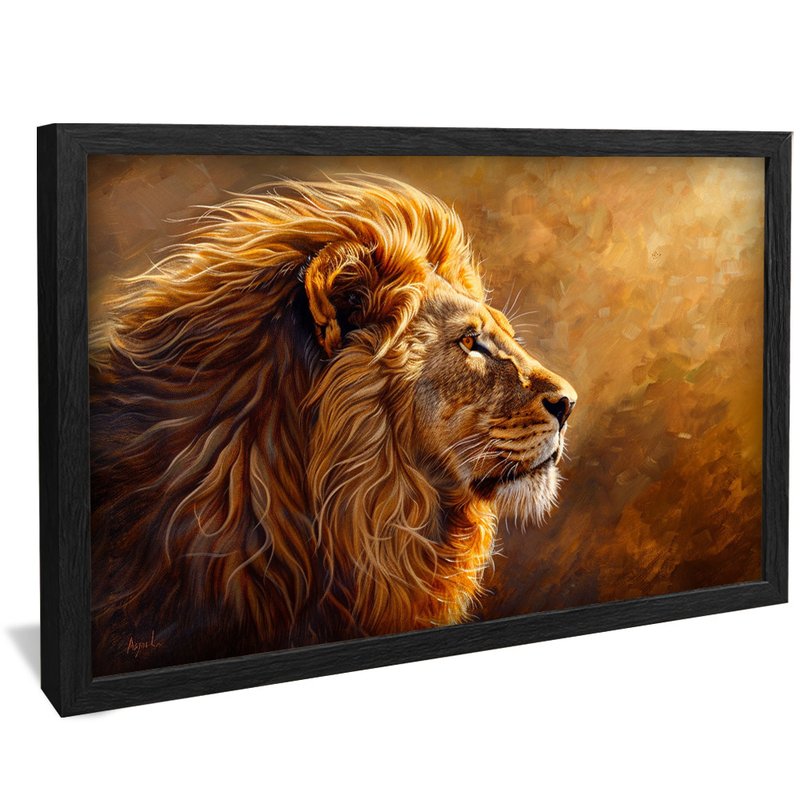 Imposing Lion V1594 Canvas