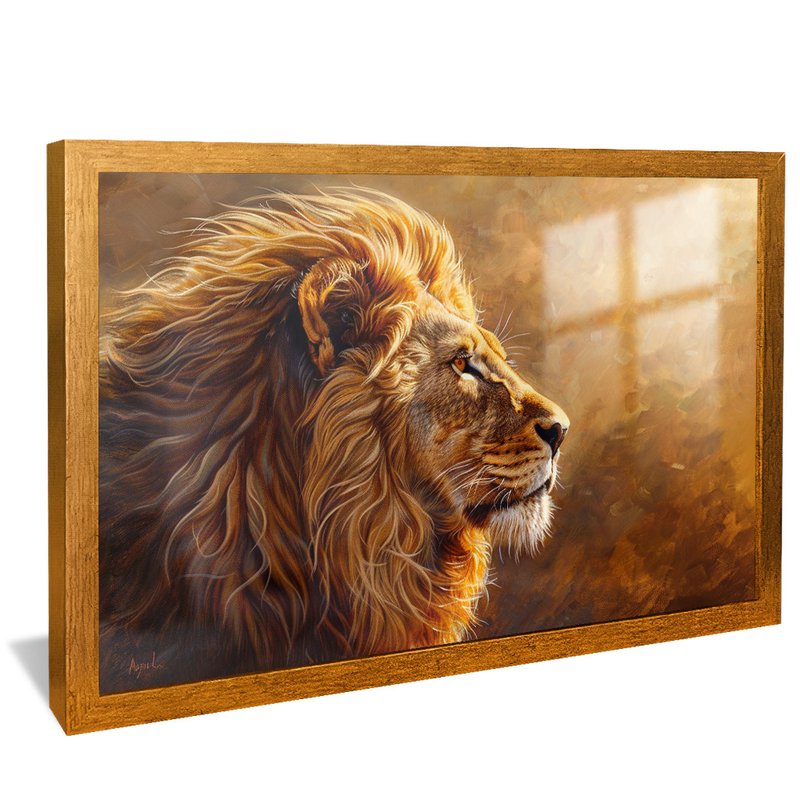 Imposing Lion V1594 Canvas