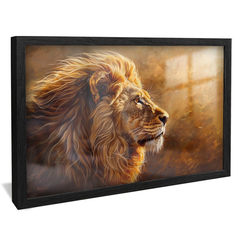 Imposing Lion V1594 Canvas