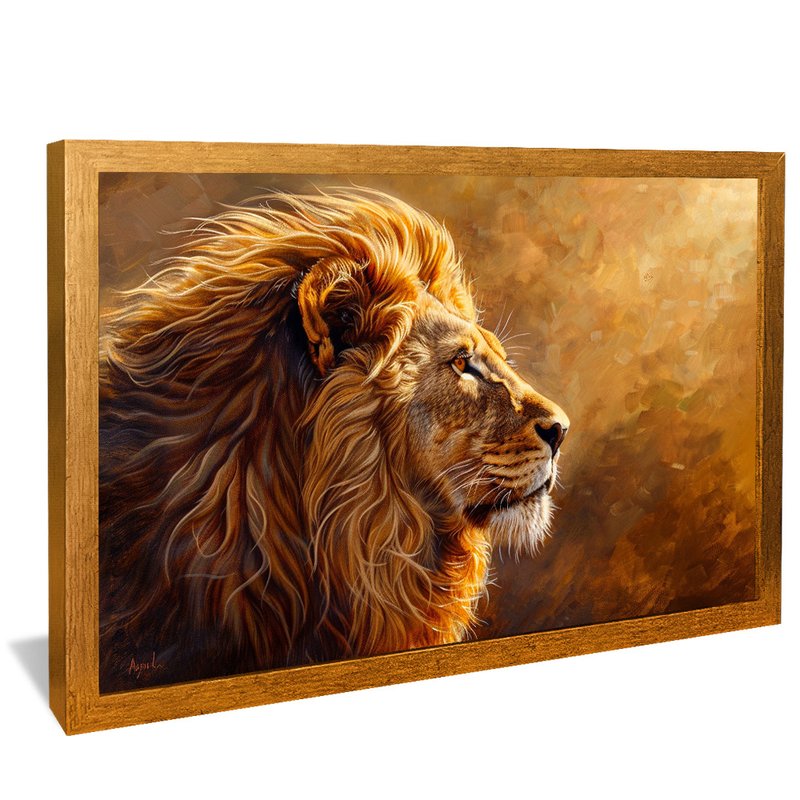 Imposing Lion V1594 Canvas