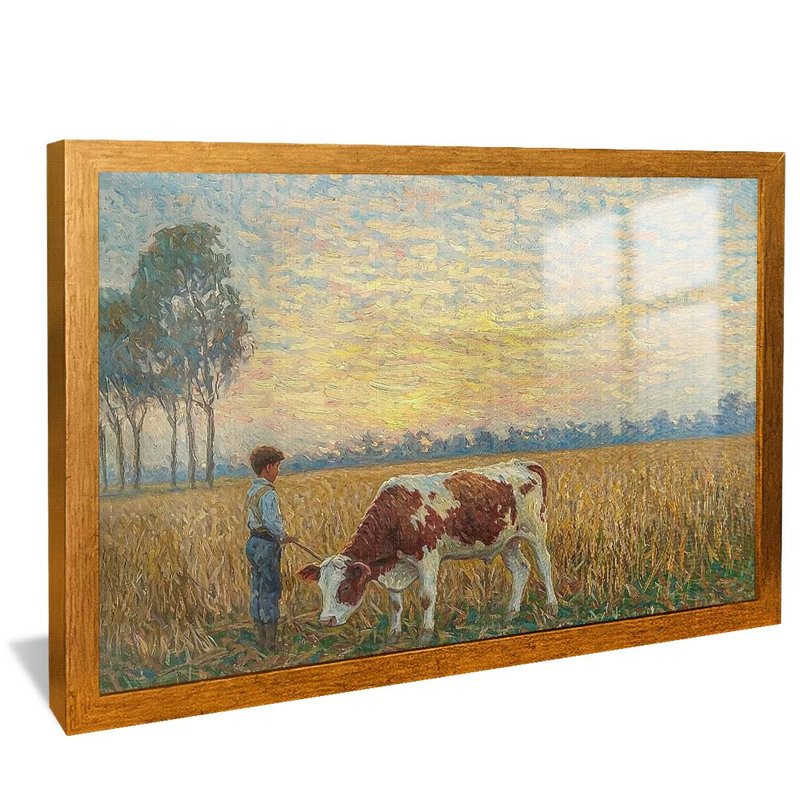 In Boy Oil and Pasture V2032 Canvas