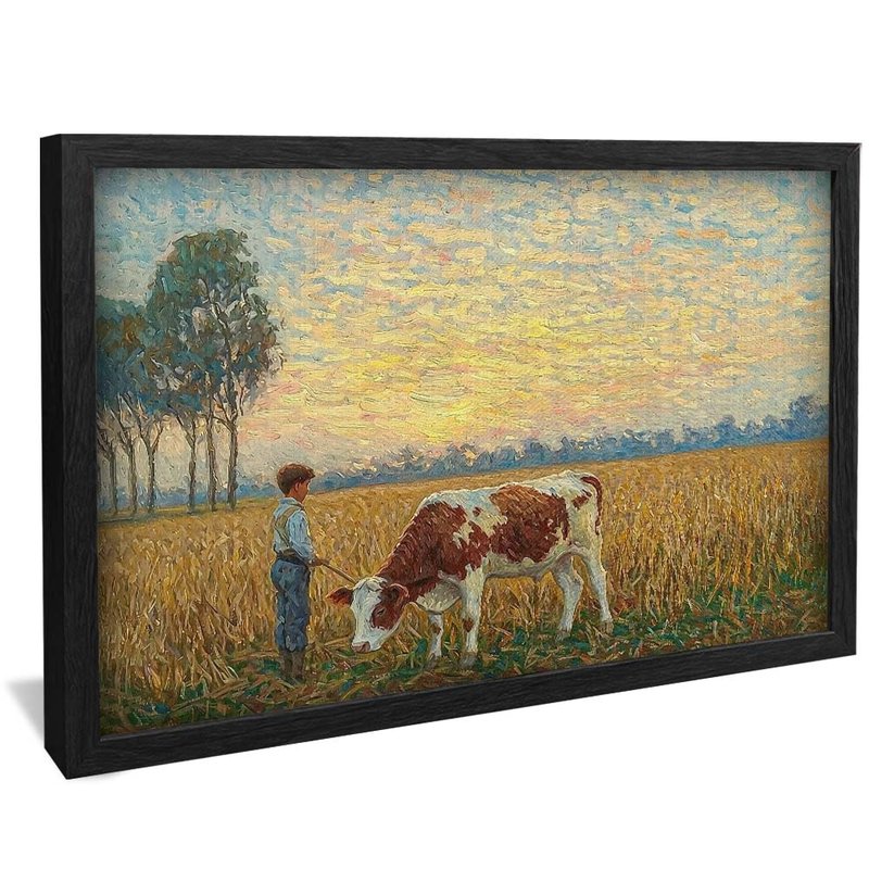 In Boy Oil and Pasture V2032 Canvas