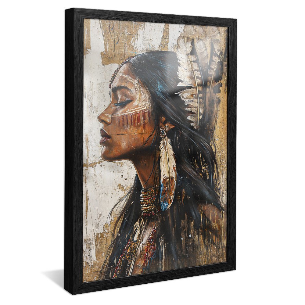 Indigenous Woman V2104 Canvas