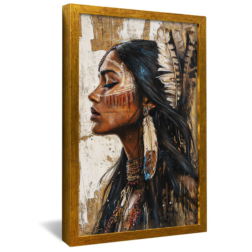 Indigenous Woman V2104 Canvas