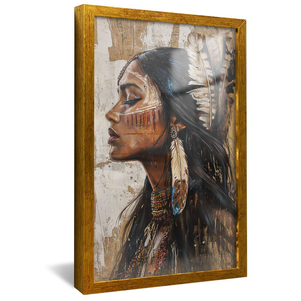 Indigenous Woman V2104 Canvas