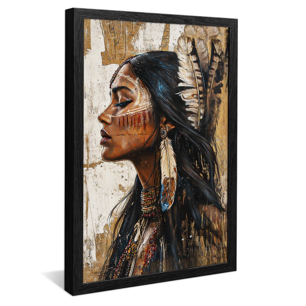 Indigenous Woman V2104 Canvas