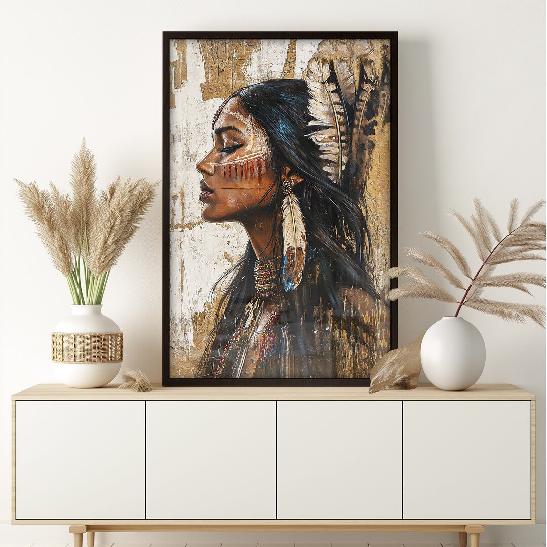 Indigenous Woman V2104 Canvas