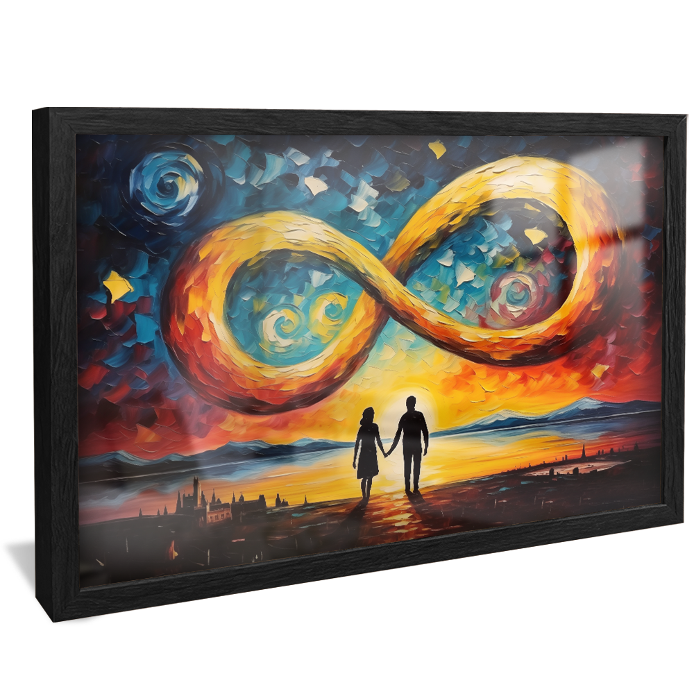 Infinite Love in Van Gogh Style V829 Canvas