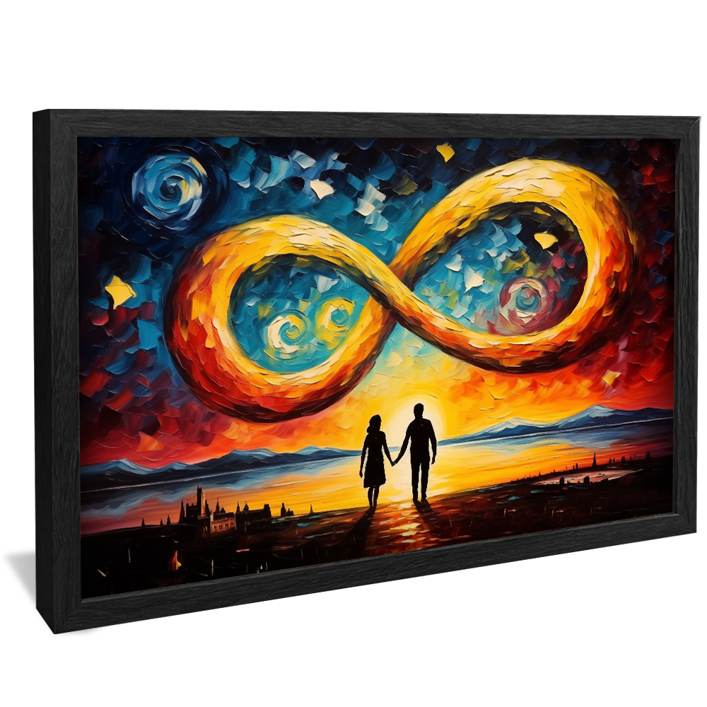 Infinite Love in Van Gogh Style V829 Canvas