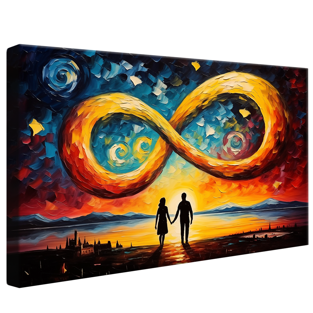 Infinite Love in Van Gogh Style V829 Canvas