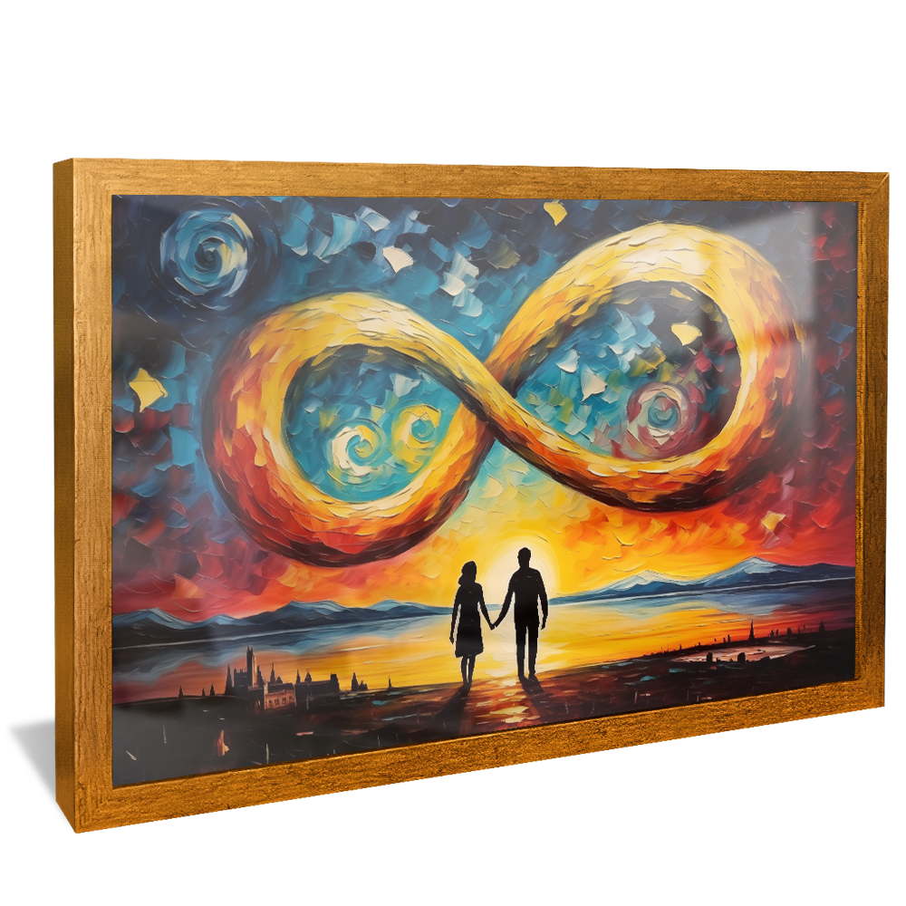 Infinite Love in Van Gogh Style V829 Canvas