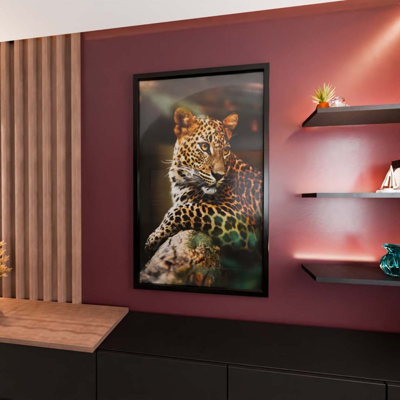 Jaguar Painted Portrait V1745 Canvas