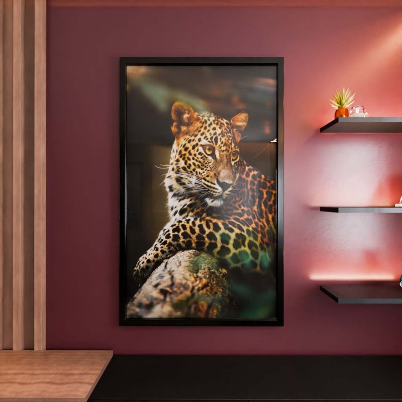 Jaguar Painted Portrait V1745 Canvas