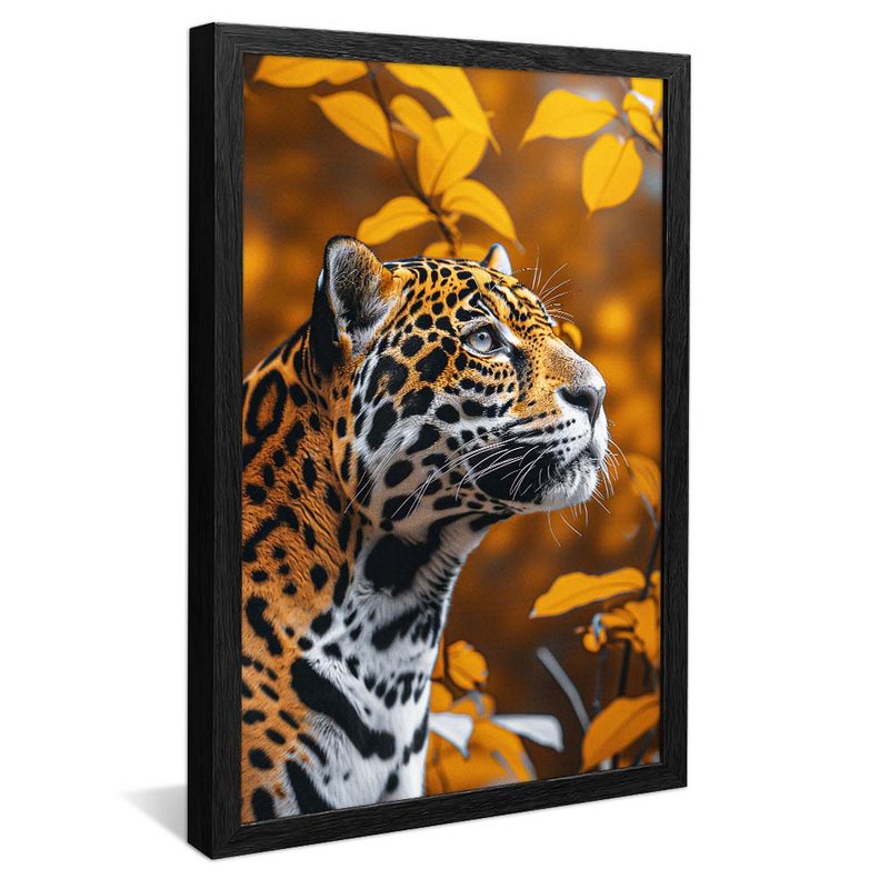 Jaguar Painted Portrait V1880 Canvas