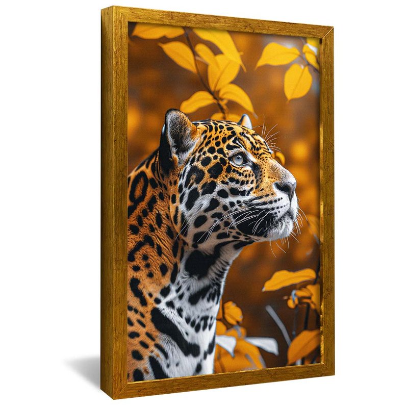 Jaguar Painted Portrait V1880 Canvas