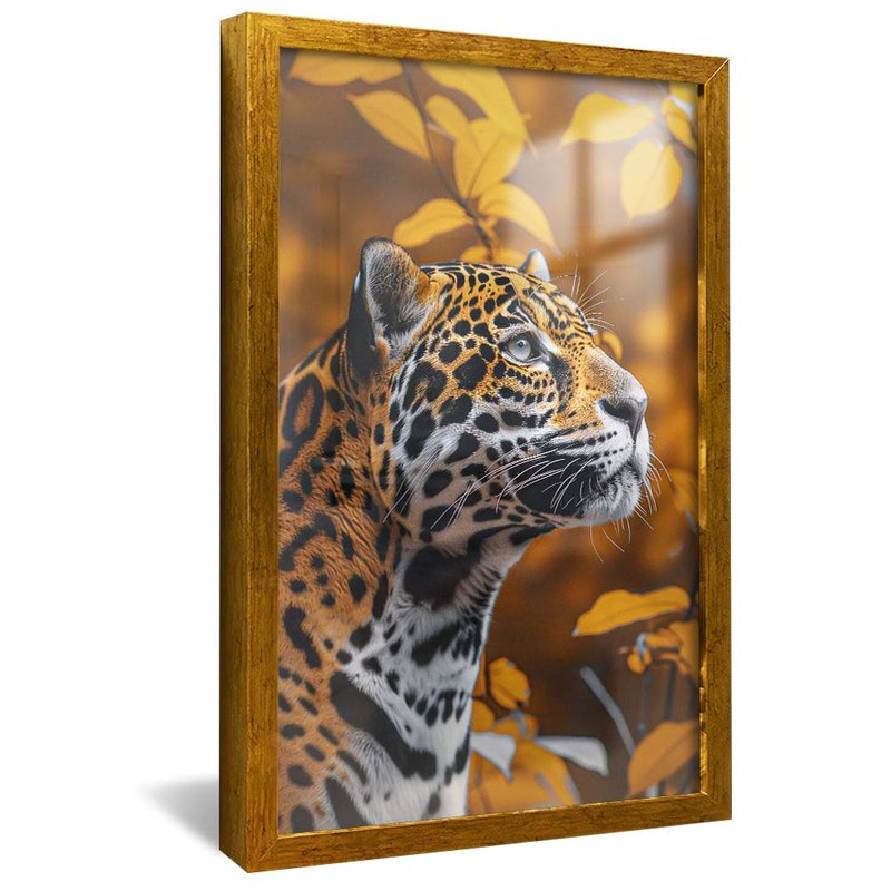 Jaguar Painted Portrait V1880 Canvas