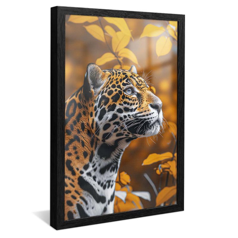 Jaguar Painted Portrait V1880 Canvas