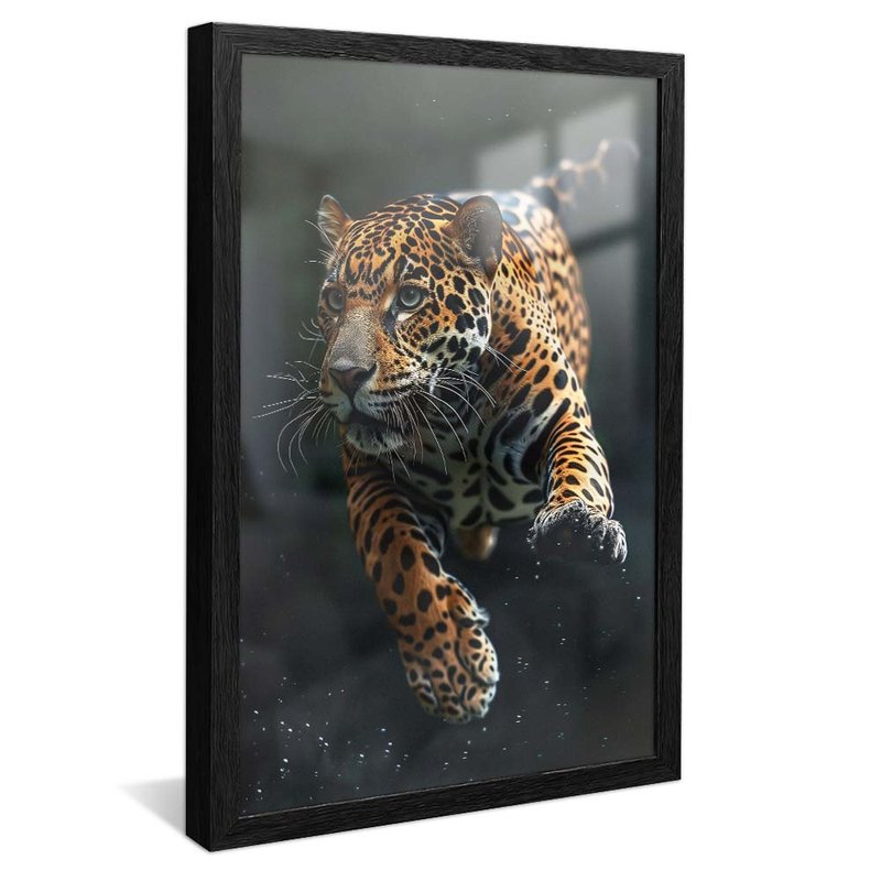 Jaguar in Attack V2013 Canvas