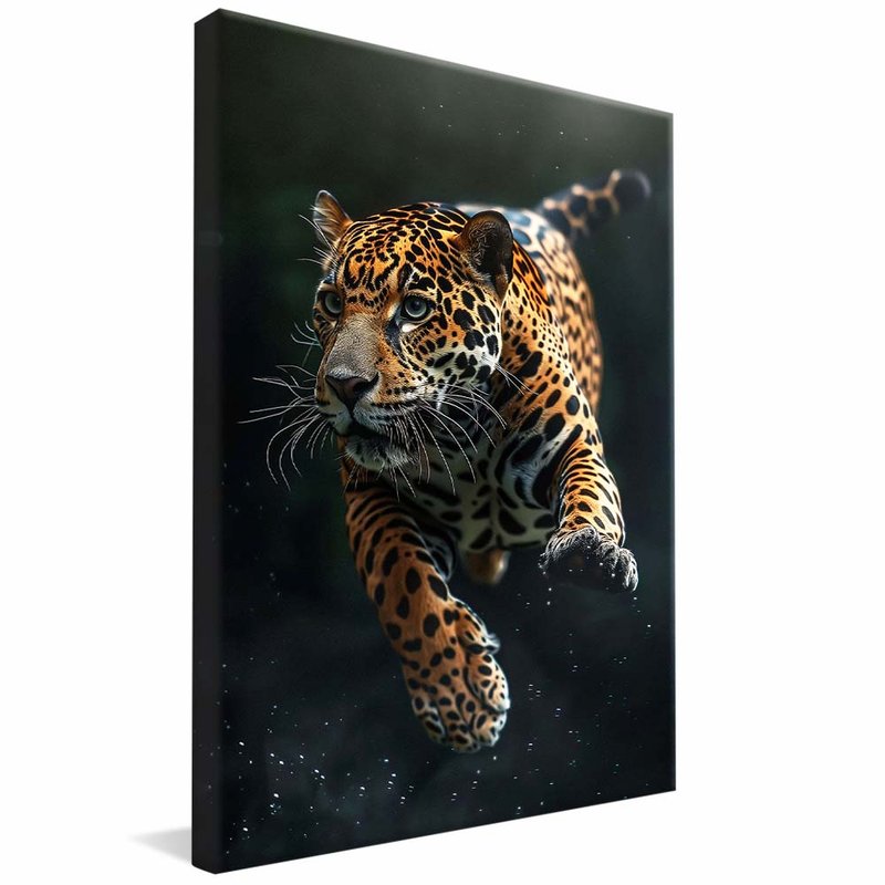 Jaguar in Attack V2013 Canvas