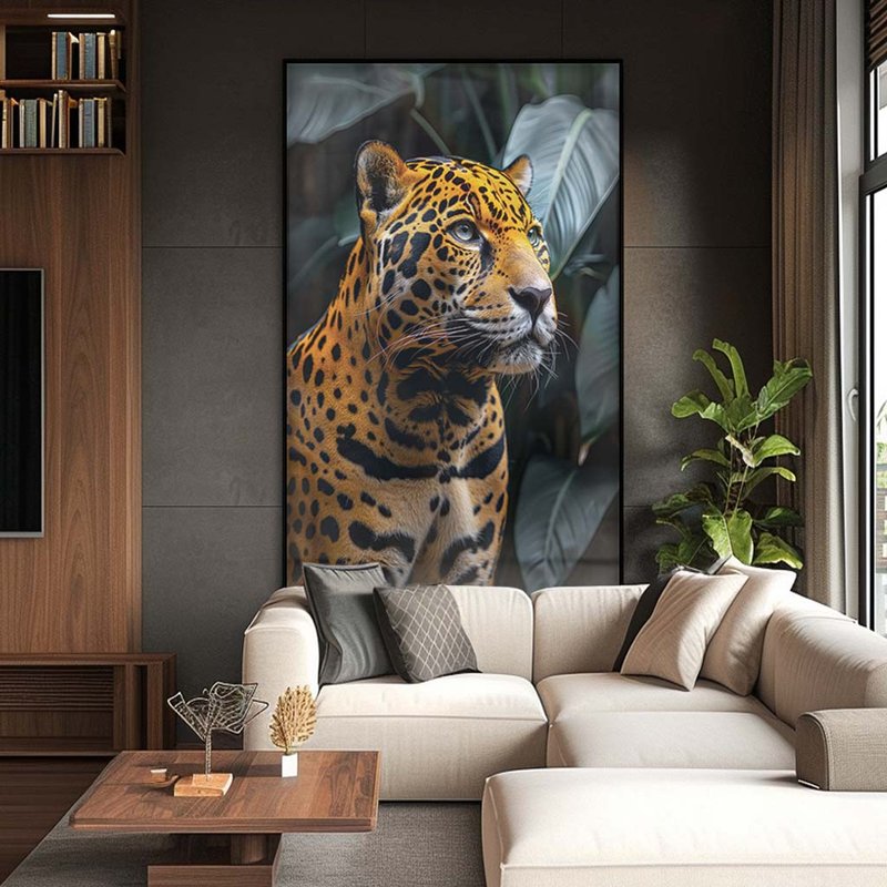 Jaguar in Forest V1884 Canvas