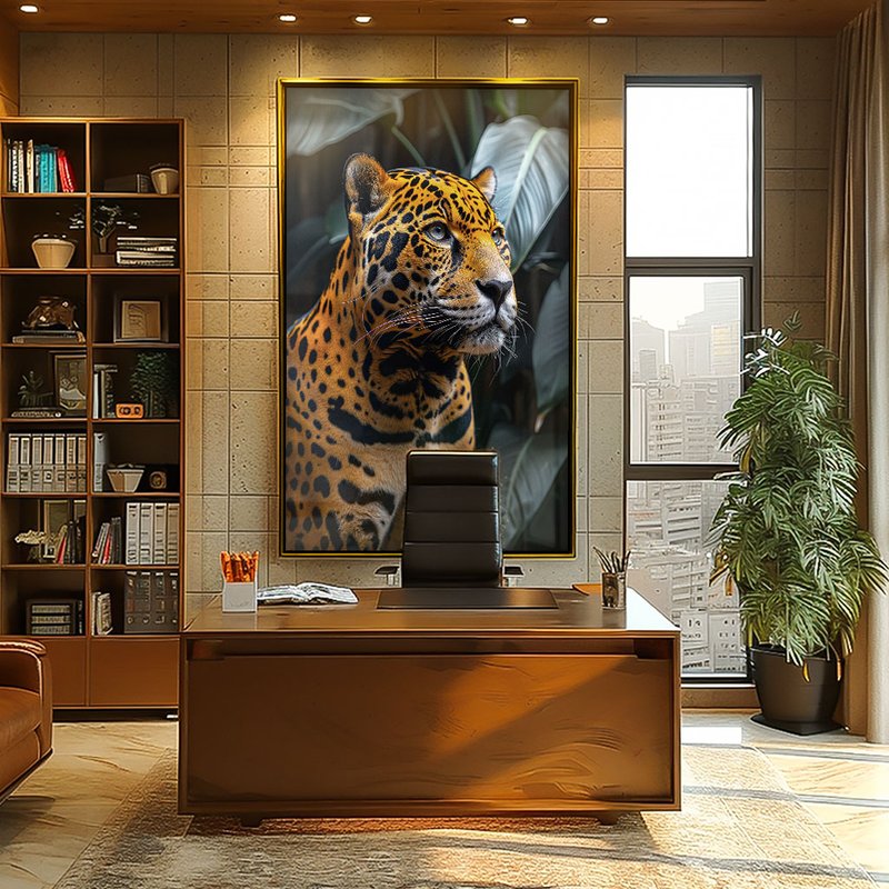 Jaguar in Forest V1884 Canvas