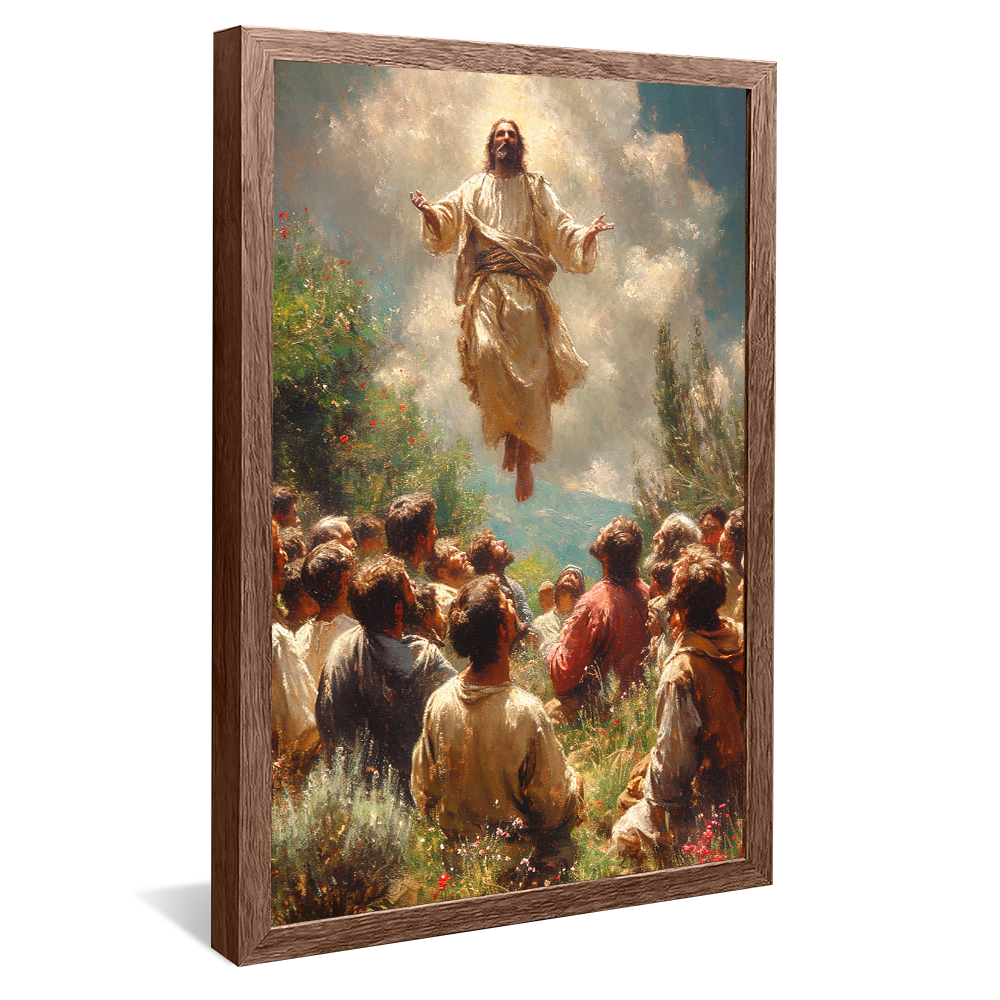 Jesus Ascending to Heaven Canvas