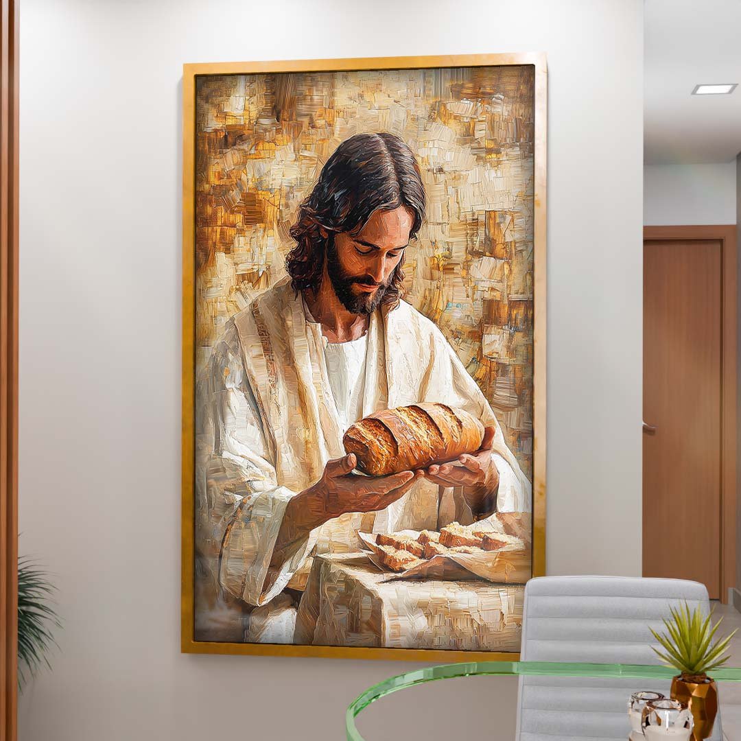 Jesus Blesses the Bread V2020 Canvas