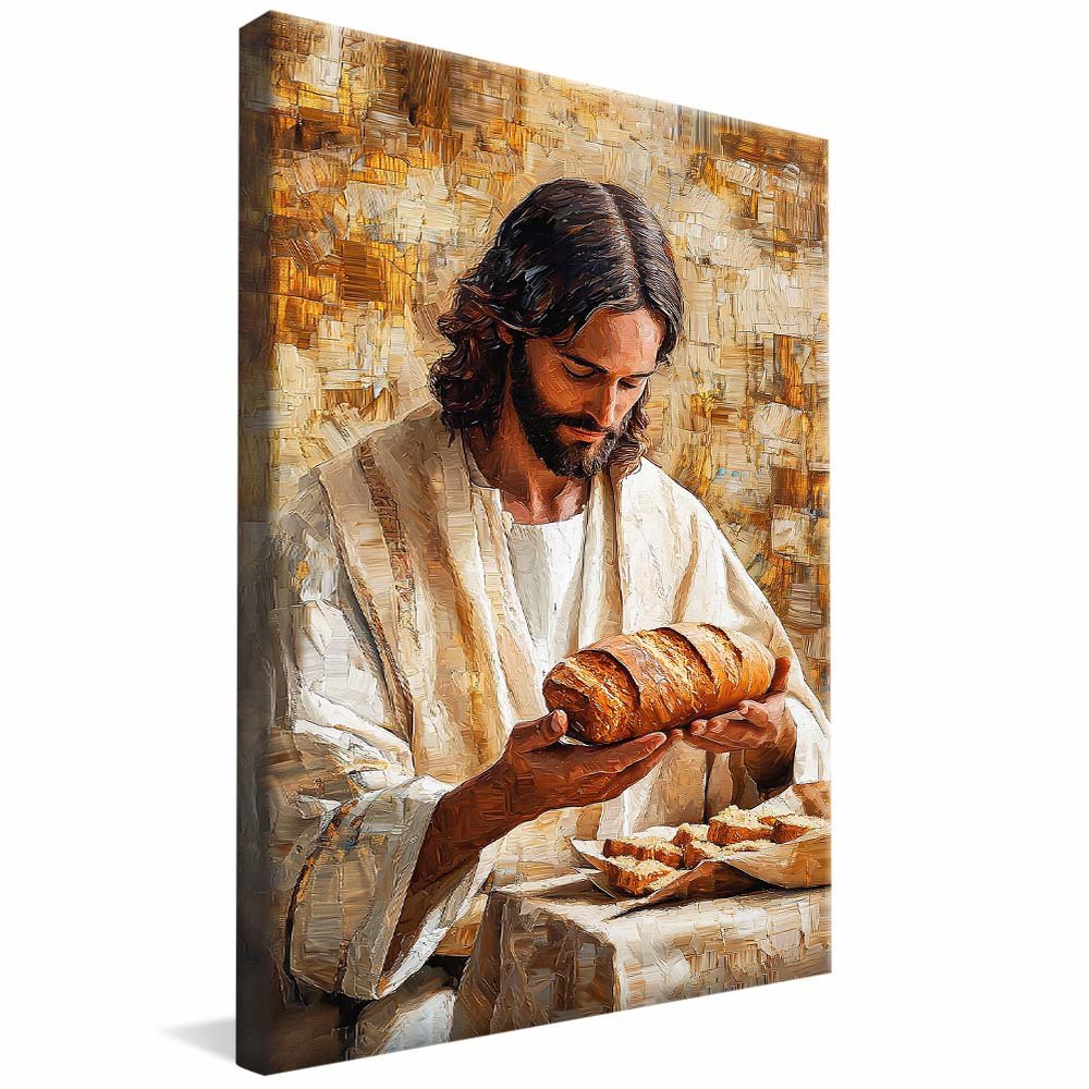 Jesus Blesses the Bread V2020 Canvas