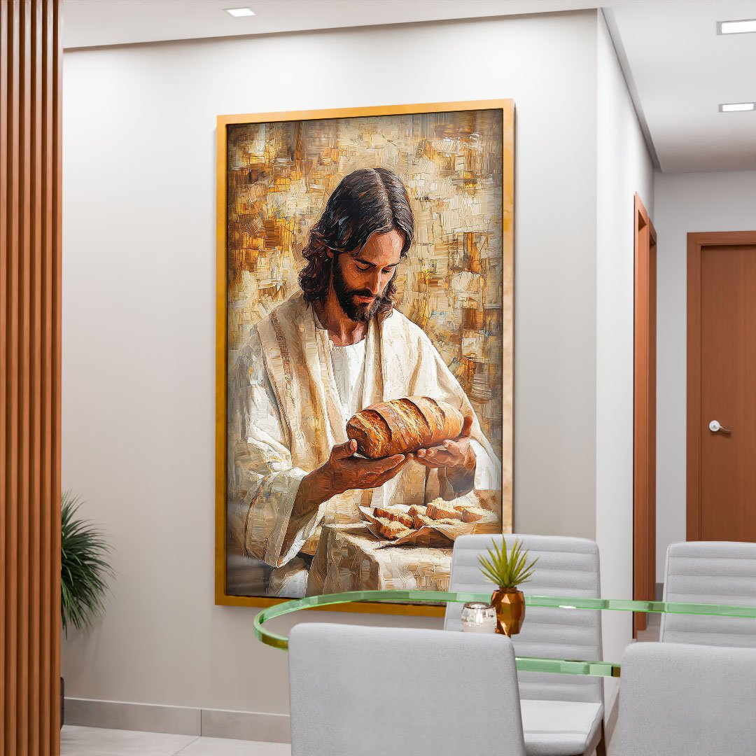 Jesus Blesses the Bread V2020 Canvas