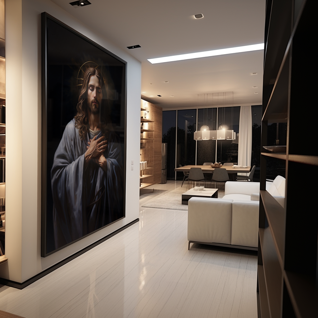 Jesus Christ Painting V801 Canvas