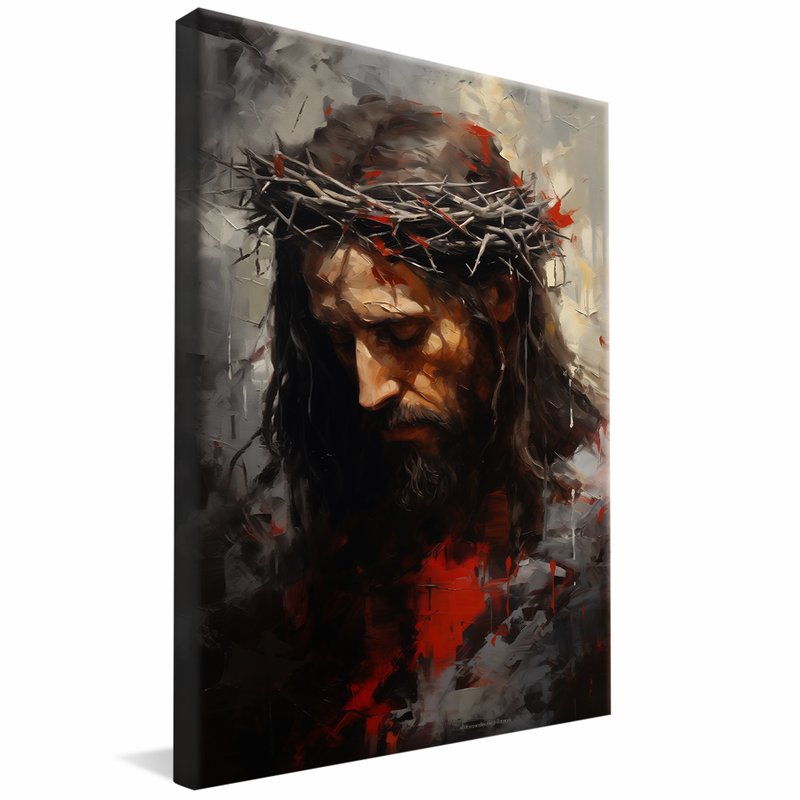 Jesus Christ Savior V741 Canvas