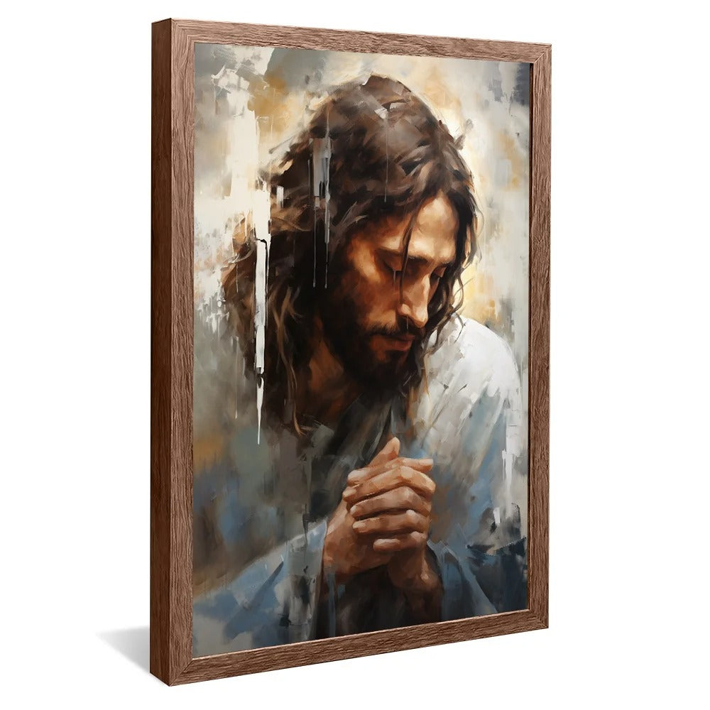 Jesus Christ praying Canvas