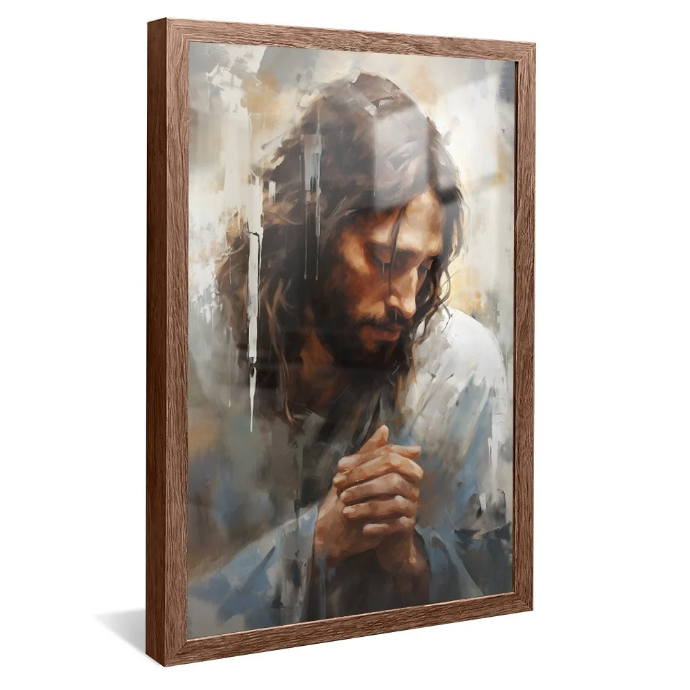 Jesus Christ praying Canvas