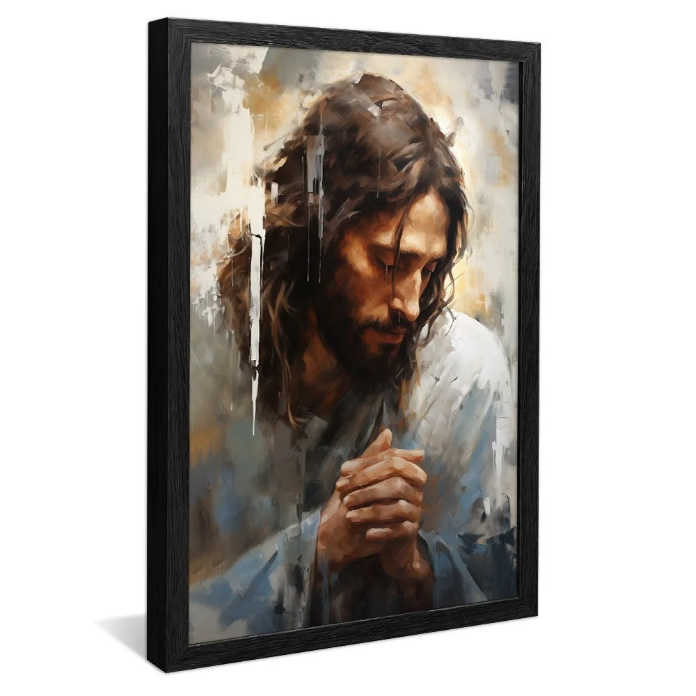 Jesus Christ praying Canvas