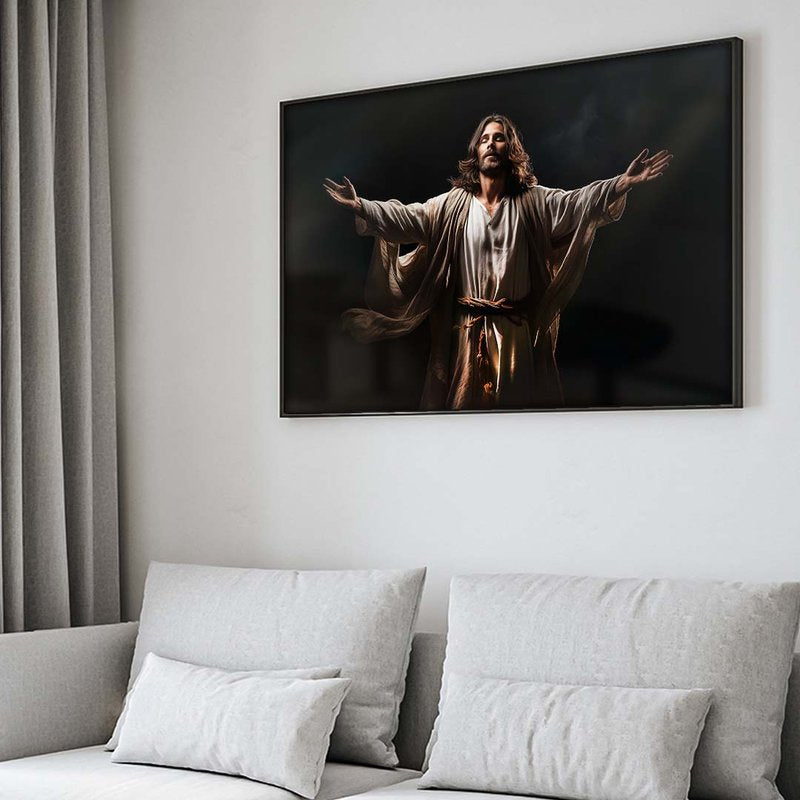 Jesus Praising the Father V1637 Canvas