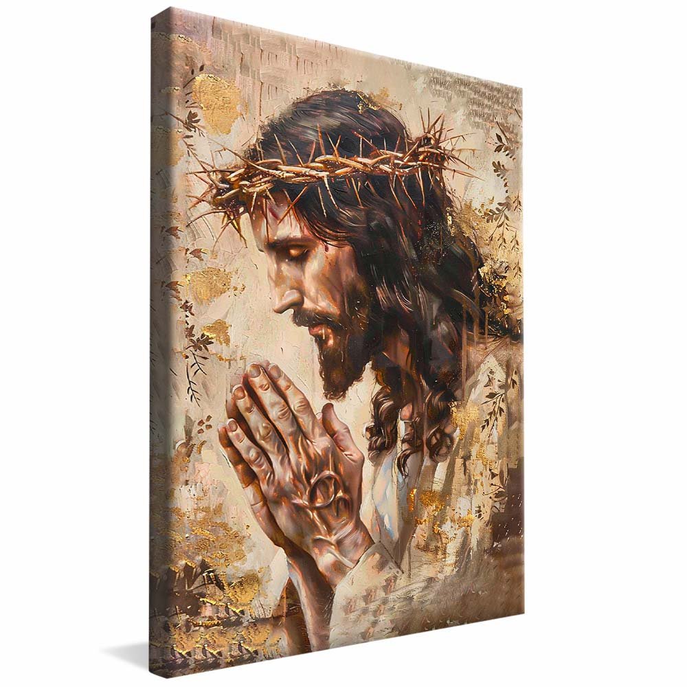 Jesus Praying Painting Canvas