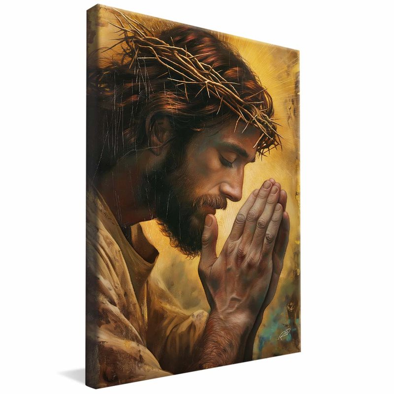 Jesus Praying V1805 Canvas