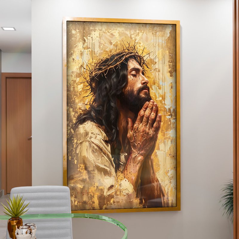 Jesus Praying V1832 Canvas