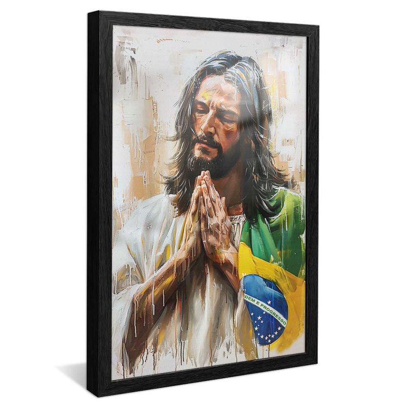 Jesus Praying for Brazil V1862 Canvas