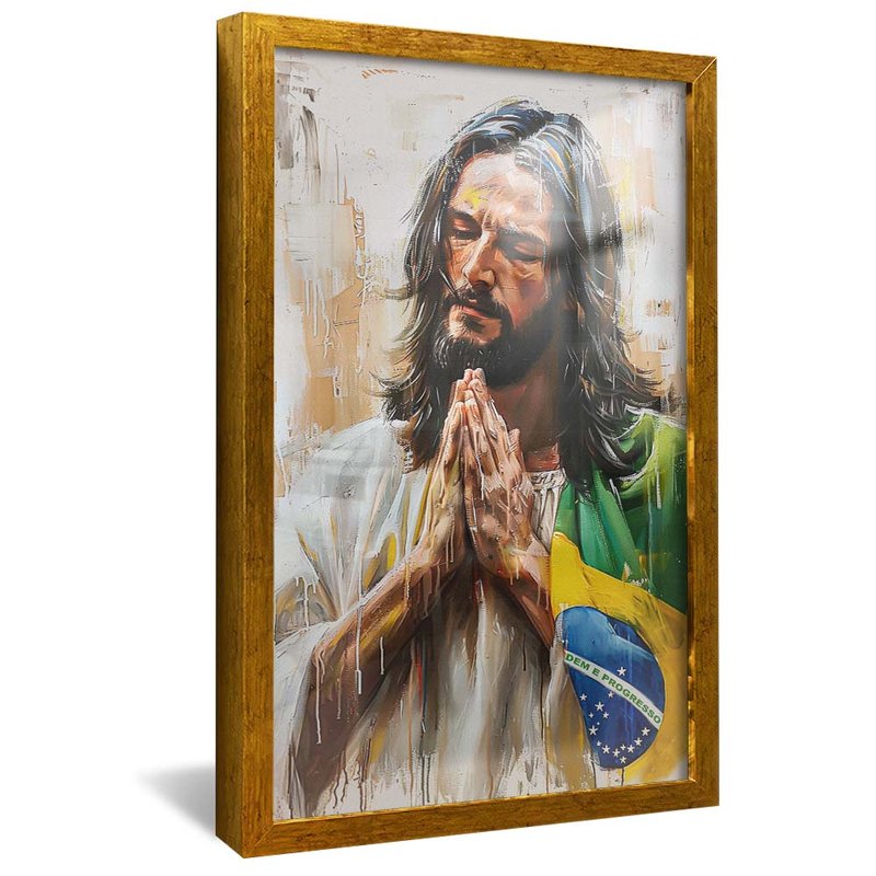 Jesus Praying for Brazil V1862 Canvas